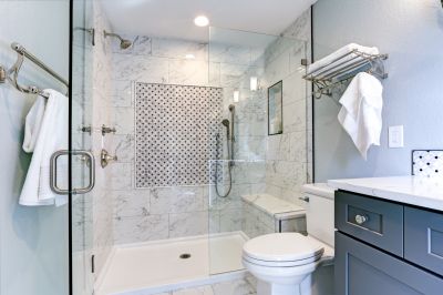 Walk-In Shower with Modern Design