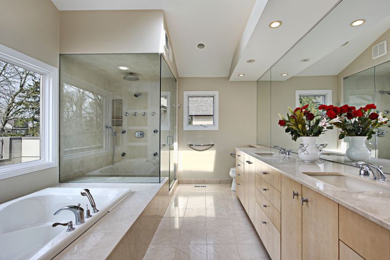 Luxury Shower with Multiple Shower Heads